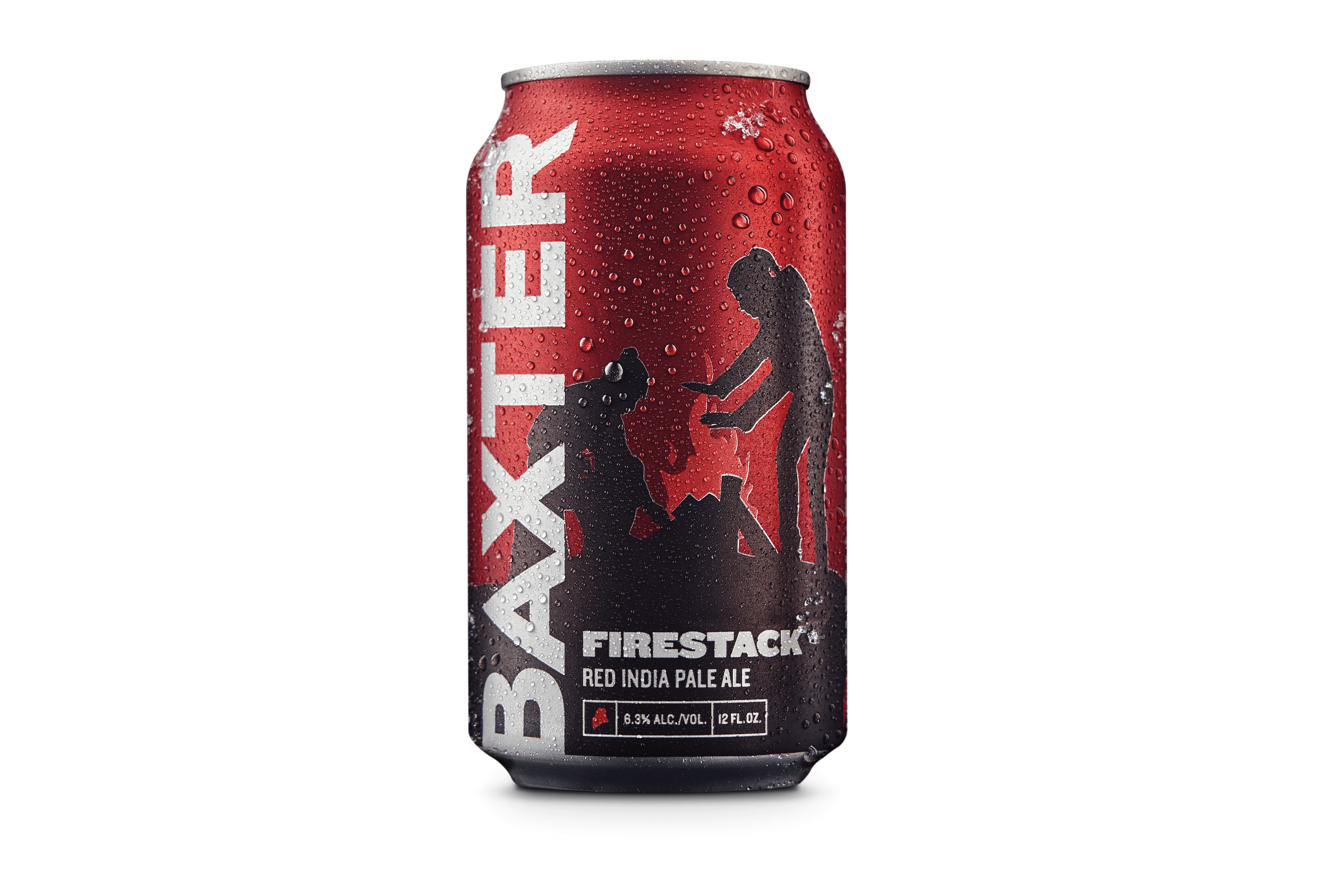 image of beer can firestack